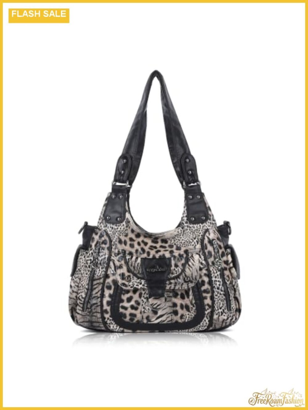 Vegan Leather Hobo Shoulder Bag with Adjustable Strap Women's Purse Tote